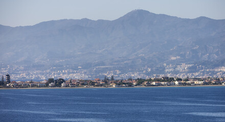 City by the Sea. Messina, Sicilia, Italy. Sunny Morning.