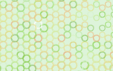 Light Green, Red vector background with spots.