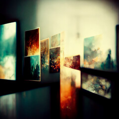 Abstract Cinematic AI Generated