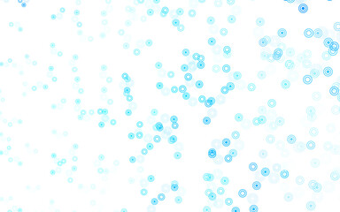 Fototapeta na wymiar Light BLUE vector layout with circle shapes.