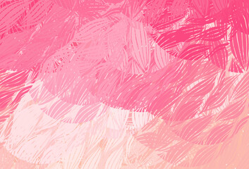 Fototapeta premium Light Pink vector backdrop with memphis shapes.