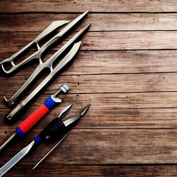 Generic tools on a work bench