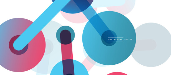 Obraz premium Network concept abstract background. Dots connection. Big data idea. Business template for wallpaper, banner, background or landing