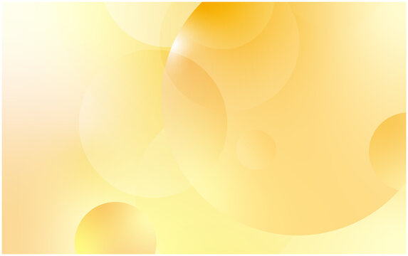 黄色とオレンジのグラデーション背景素材、円の集まり