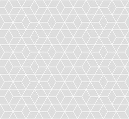 Vector seamless rhombus pattern. Abstract geometric background. Stylish linear texture.