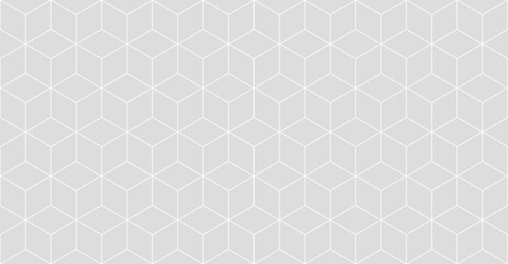 Vector seamless rhombus pattern. Abstract geometric background. Stylish fractal texture.