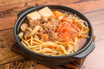 冬の定番　キムチ鍋