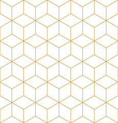 Vector seamless rhombus pattern. Abstract geometric background. Stylish fractal texture.