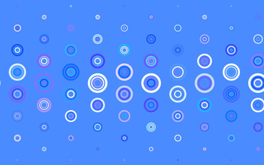 Light Pink, Blue vector backdrop with dots.