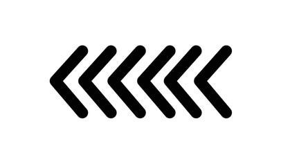 Black arrows set icon vector illustration