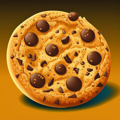 Cookie Vector Art AI Generated