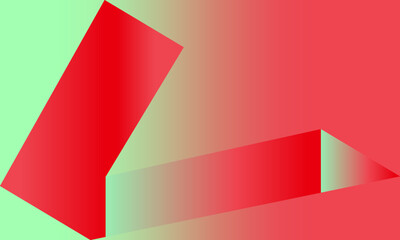 gradient abstract red background letter p shapes