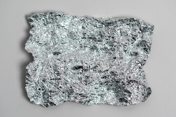 aluminium silver crumpled foil abstract texture