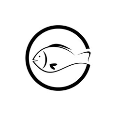 illustration of a fish icon