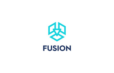 geometric logo design template