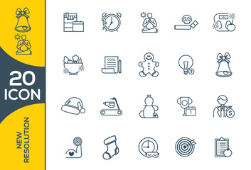 NEW RESOLUTION ICON SET DESIGN