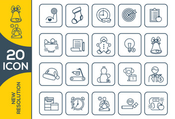 NEW RESOLUTION ICON SET DESIGN