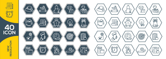 NEW RESOLUTION ICON SET DESIGN