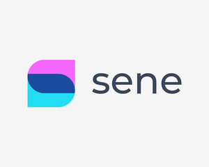 Letter S Abstract Overlap Color Overlapping Colorful Modern Simple Contemporary Vector Logo Design