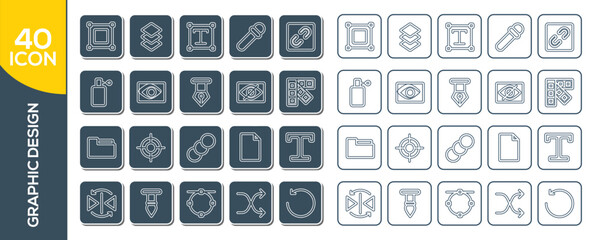 graphic design icon set design