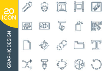 Fototapeta premium graphic design icon set design