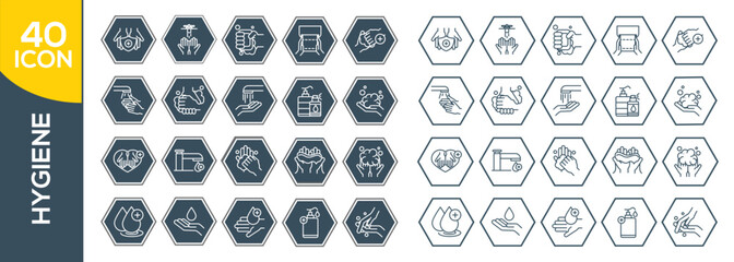 HYGIENE ICON SET DESIGN