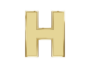 Fototapeta premium 3d golden alphabet text effect