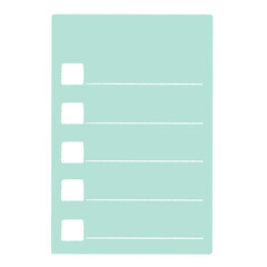 Obraz premium Green planner template set.