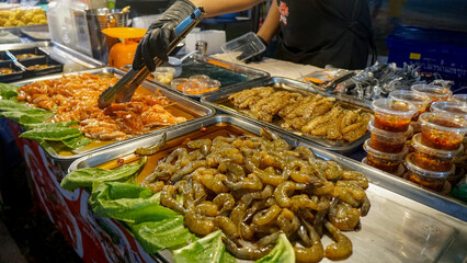 Thai Local Street Sea Food Night Market Phuket