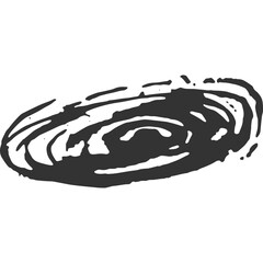 Orbital Motion Vintage Illustration Vector