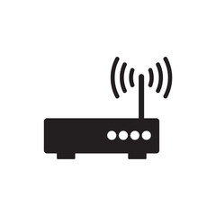 router icon , antenna icon vector