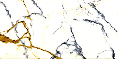 Statuario Marble Texture Background, Natural Polished Carrara Marble Texture For Abstract Home...