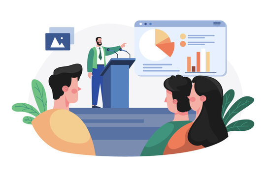 Business Conference Illustration