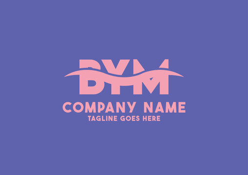 Letter BYM logo design template, BYM logo