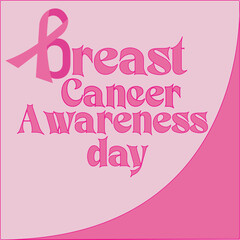 Breast cancer awareness day social  media post