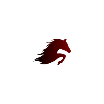 horse vector illustration for icon,symbol or logo. horse silhouette