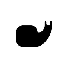 Snail vector logo and icon. 