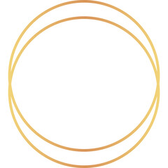 Gold Line Circle Frame (2)