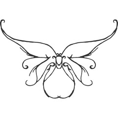 Wing Vintage Illustration Vector
