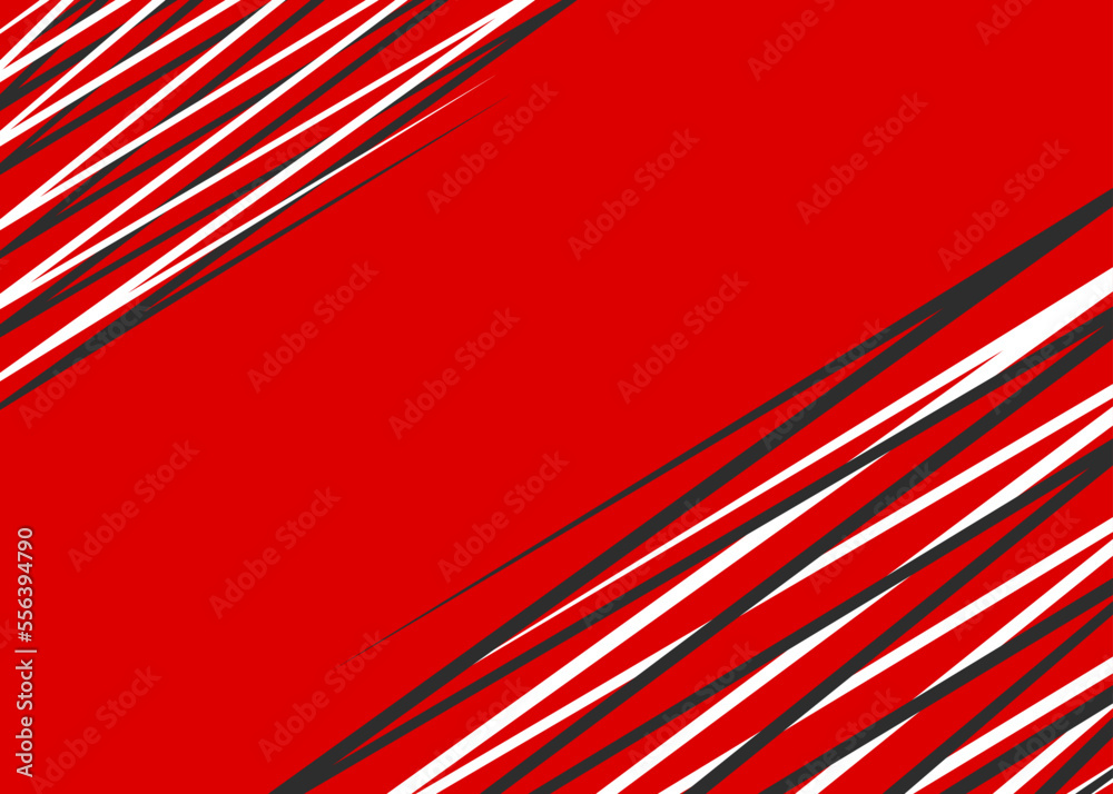 Poster minimalist background with overlapping zigzag pattern and with some copy space area