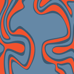 Obraz premium Minimalist background with colorful wavy lines pattern and with some copy space area