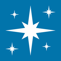 Obraz premium Star north quality vector illustration cut