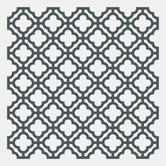 Fototapeta premium Oriental arabic tile background tile quality vector illustration cut