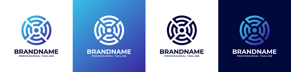 Multiple Letter S Technology Logo,  Letter S Propeller Logo, Letter S Maze logo, Letter S Group logo, Letter S Coin Logo. Suitable for any business with S initials. © Prayoga