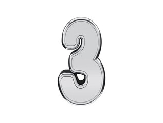 Number letter text effect vector illustration