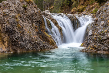 Stuibenfälle, Wasserfall bei Reutte in Tirol