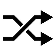 shuffle icon for mobile web ui design