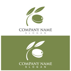 olive icon vector illustration design template