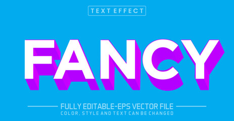 Editable Fancy text style effect - text style Concept