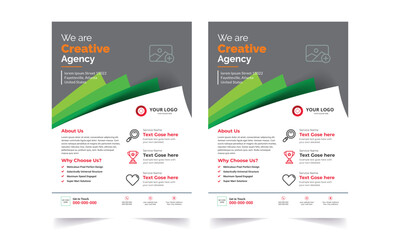 Trendy Flyer style vector design with an A4 format, modern leaflet cover, or presentation template. Suitable for social media and web or internet ads.
